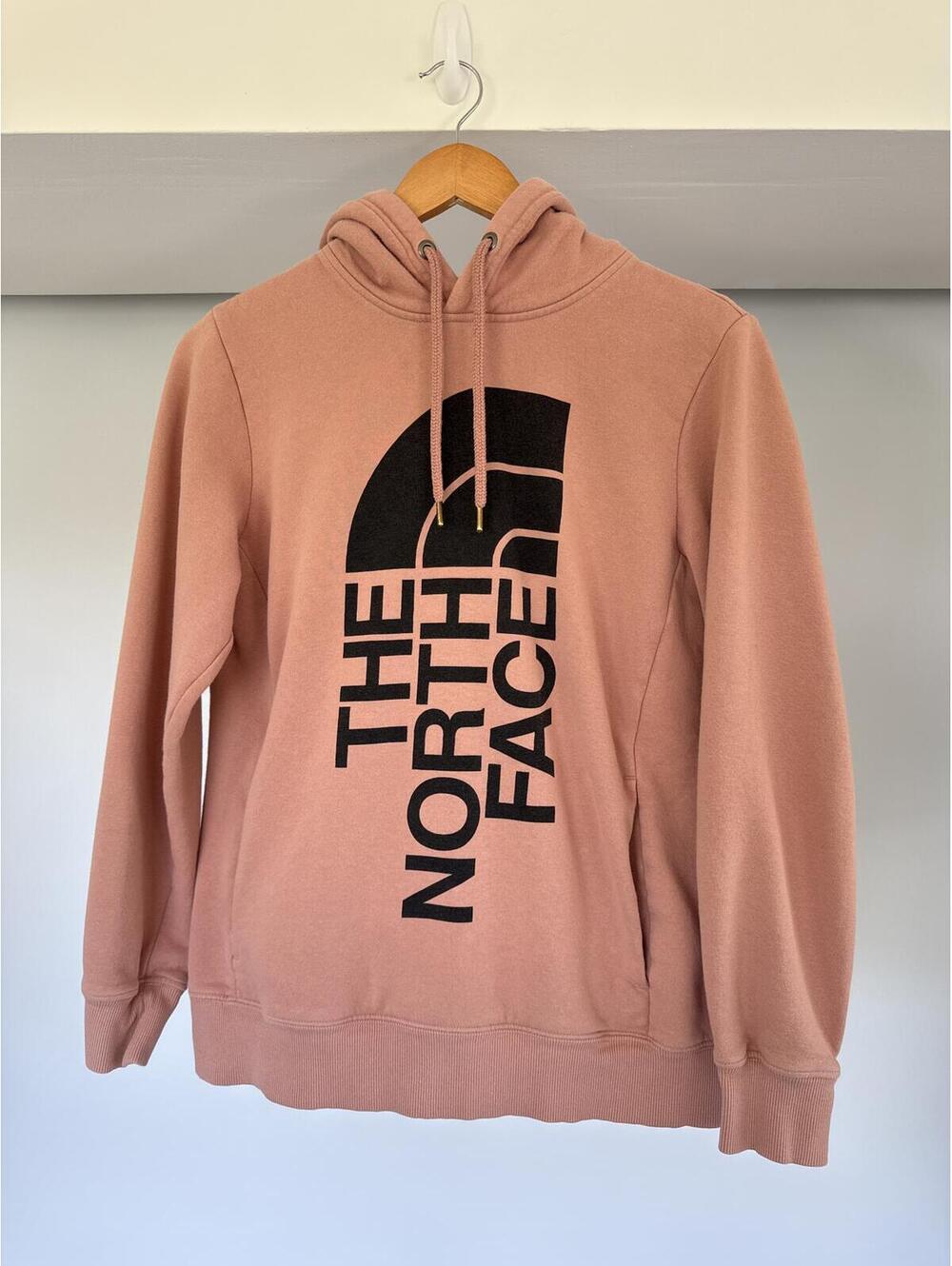 The North Face Women's S Dusty Rose Pink Pullover Logo Hoodie